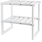 Expandable Under Sink Storage 2 Tiers