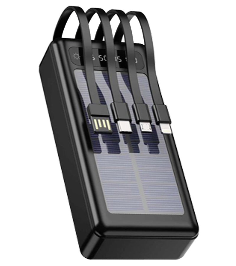 Solar Built Power Bank-4 In 1 Super Technology
