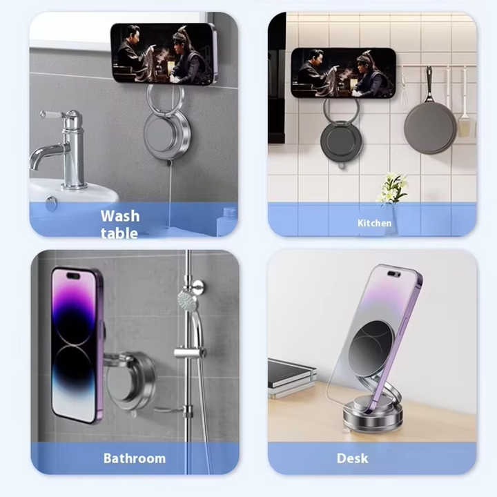 Vacuum Suction Foldable Mobile Phone Holder